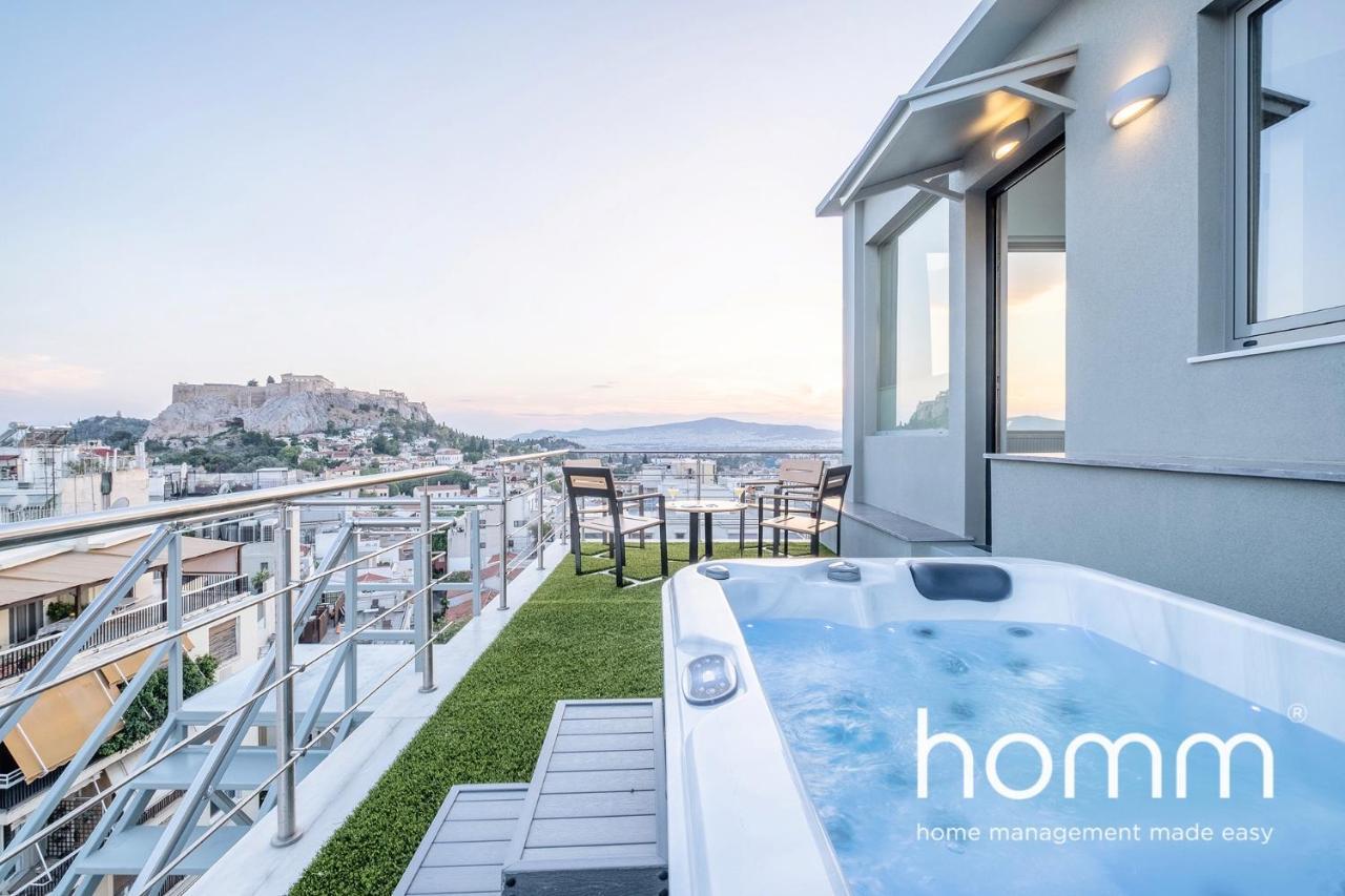 Ll Extraordinary Homm Suites Acropolis & Lycabettus Views With Jacuzzi Athens Exterior photo