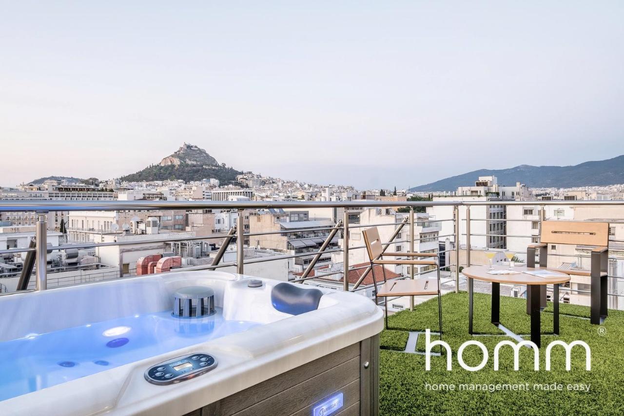 Ll Extraordinary Homm Suites Acropolis & Lycabettus Views With Jacuzzi Athens Exterior photo